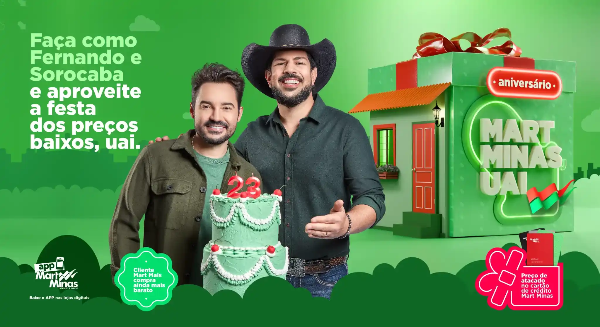 Celebre o aniversário do Mart Minas
