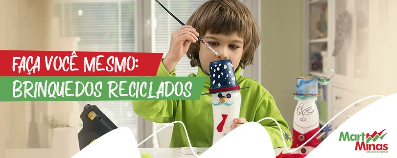Que tal fazer brinquedos reciclados com seu filho e ter um momento incrível e cheio de aprendizados?