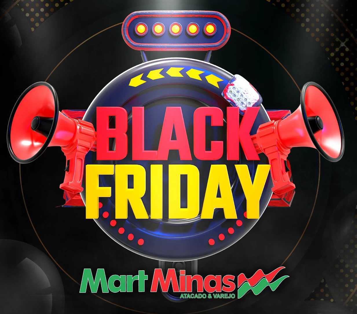 Aproveite as ofertas da Black Friday no Mart Minas com produtos de qualidade e preços imbatíveis como você nunca viu